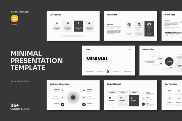 Best Minimal Google Slides Template for Clean Professional Presentations
