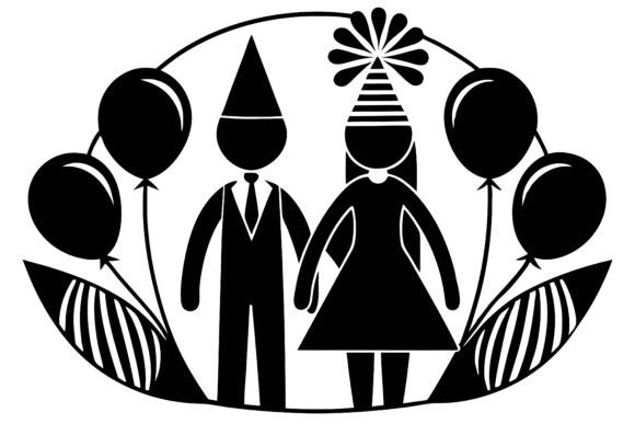 Birthday Kid Holding Hands of Each Other: A Thoughtful Illustration for Modern Design Needs