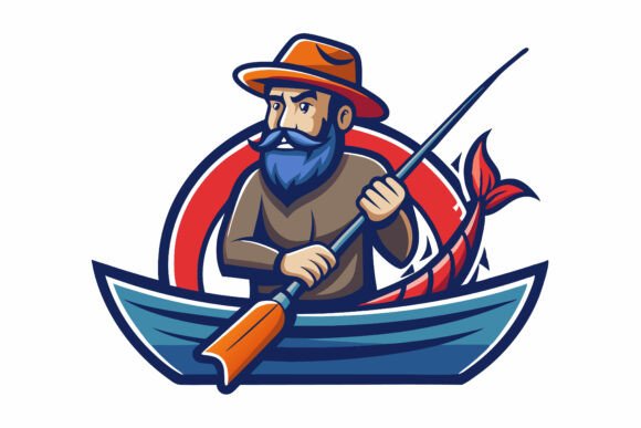 Fisherman with a Fishing Rod: Evaluating Vector Illustration Sets for Design Projects