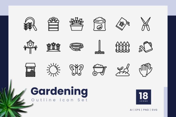 How Gardening Outline Icons Are Transforming Modern Design and Branding Workflows