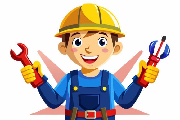 Icon Cheerful Worker: Why This AI EPS Illustration Set Deserves a Spot in Your Creative Toolkit