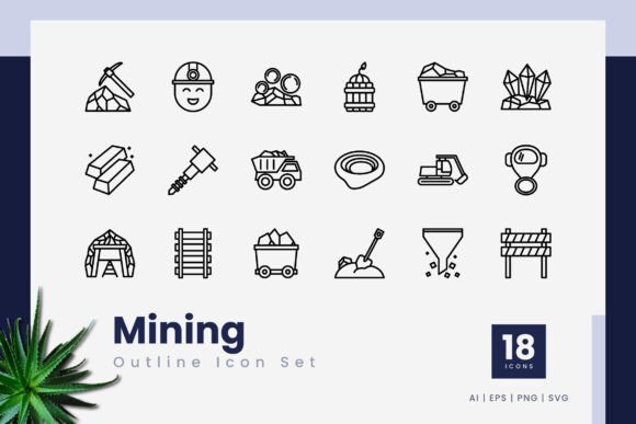 Mining Outline Icons for Strategic Design and Communication
