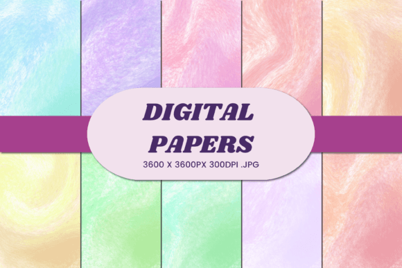 Pastel Abstract 2 Digital Paper: A Versatile Design Resource for Creative Projects