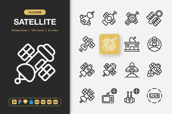 Satellite Icons: A Comprehensive Evaluation for Design Projects