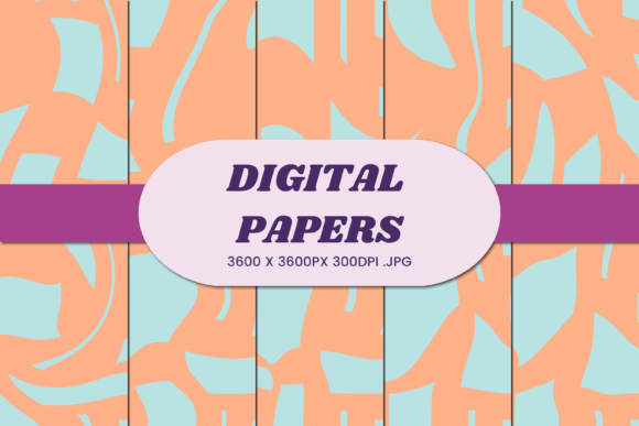 Summer Abstract 19 Orange Digital Paper: A Strategic Tool for Visual Communication and Brand Execution