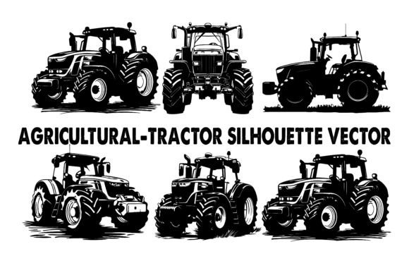 The Power of AgriculturalTractorVector and Silhouette Graphics in Modern Design