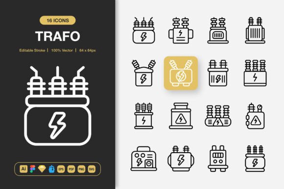 Trafo Icons: A Versatile Set of High-Quality Icons for Every Digital and Print Project
