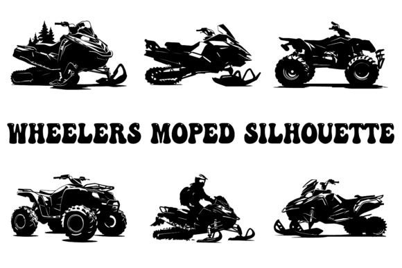 Vector Snowmobile and Snowmobile Graphic Files That Work Across Projects